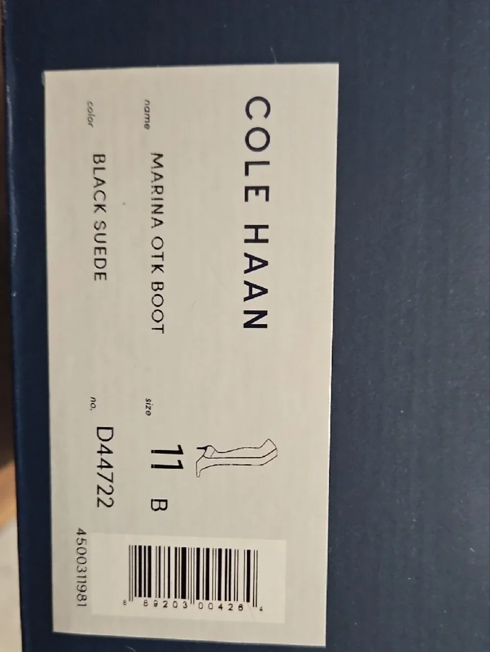 Cole Haan Black Over-the-Knee 